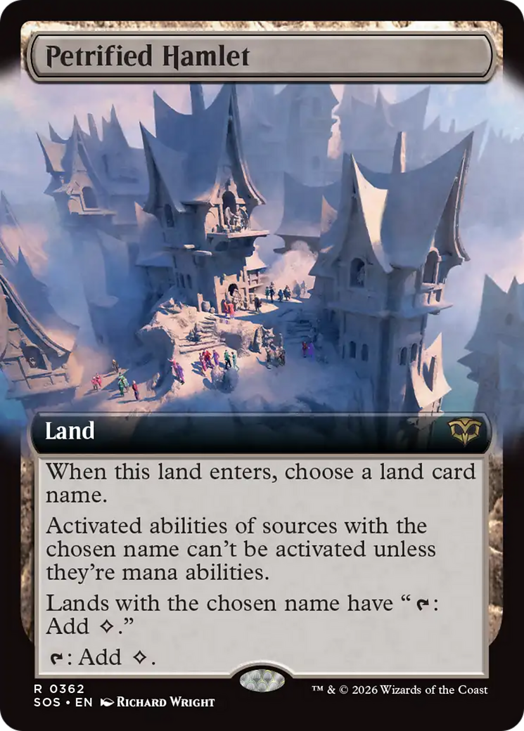 Petrified Hamlet (Extended Art) [Secrets of Strixhaven] | Devastation Store