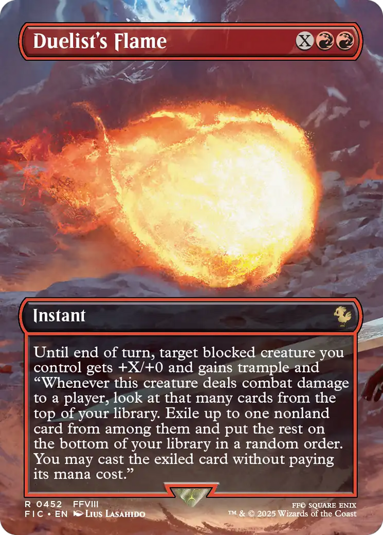 Duelist's Flame (Borderless) [FINAL FANTASY Commander] | Devastation Store