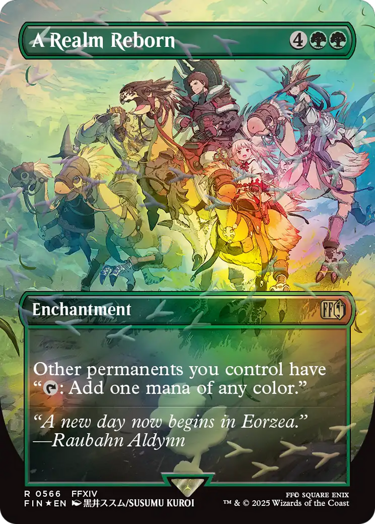 A Realm Reborn (Borderless) (Chocobo Track Foil) [FINAL FANTASY] | Devastation Store