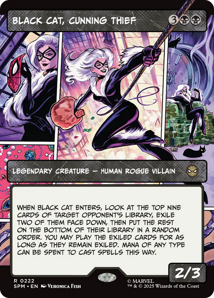 Black Cat, Cunning Thief (Borderless) [Marvel's Spider-Man] | Devastation Store