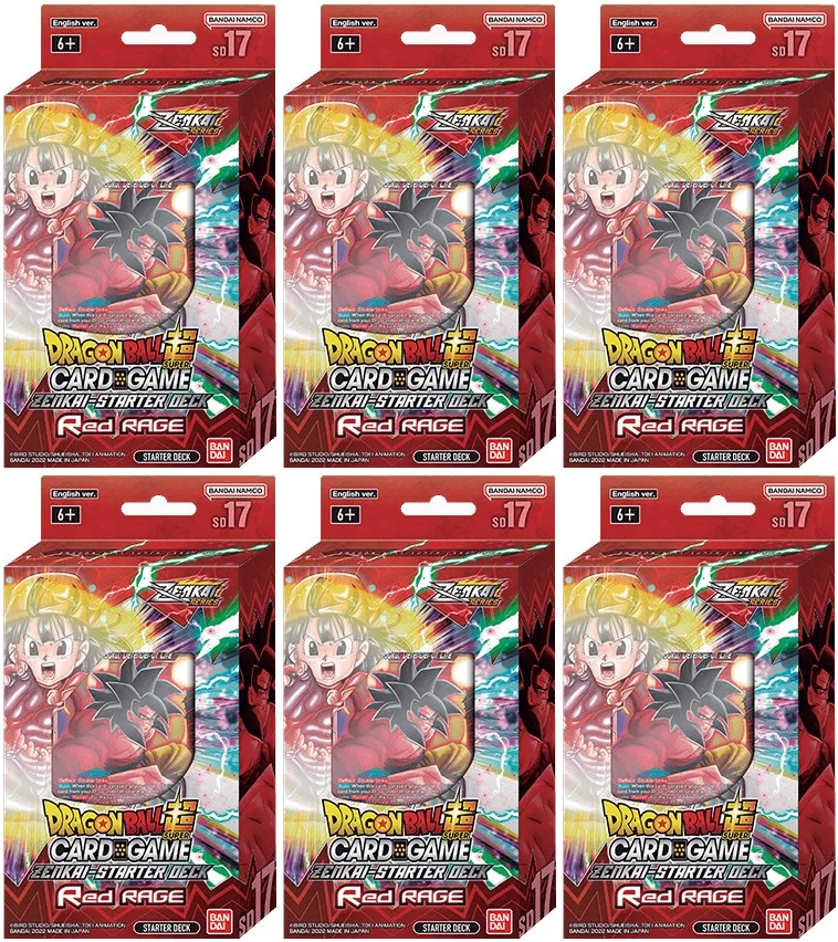 Starter Deck Display [DBS-SD17] - Red Rage | Devastation Store