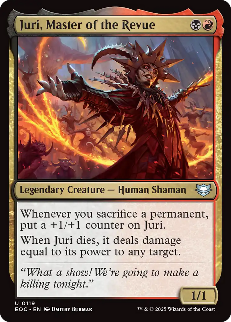 Juri, Master of the Revue [Edge of Eternities Commander] | Devastation Store