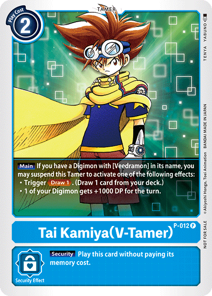 Tai Kamiya (V-Tamer) [P-012] [Promotional Cards] | Devastation Store