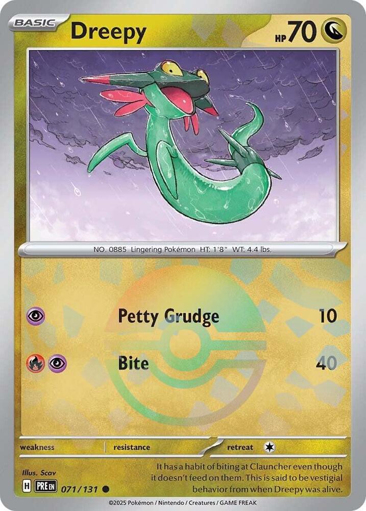 Dreepy (071/131) (Poke Ball Pattern) [Scarlet & Violet: Prismatic Evolutions] | Devastation Store