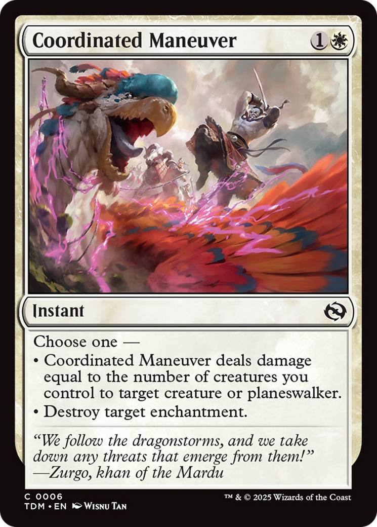 Coordinated Maneuver [Tarkir: Dragonstorm] | Devastation Store