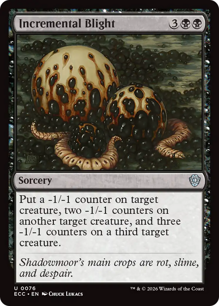 Incremental Blight [Lorwyn Eclipsed Commander] | Devastation Store