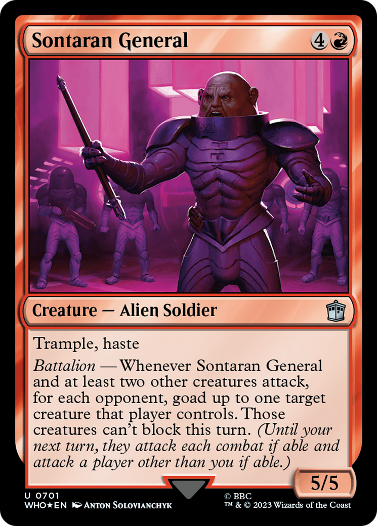 Sontaran General (Surge Foil) [Doctor Who] | Devastation Store