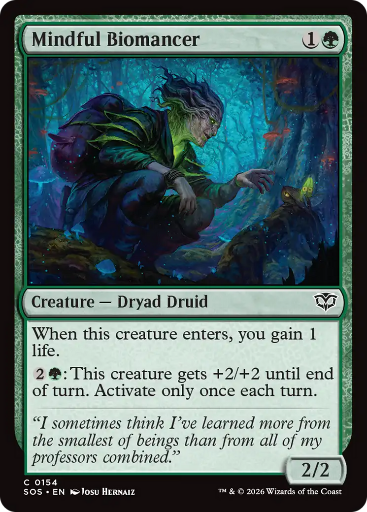 Mindful Biomancer [Secrets of Strixhaven] | Devastation Store