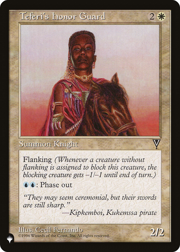 Teferi's Honor Guard [The List Reprints] | Devastation Store