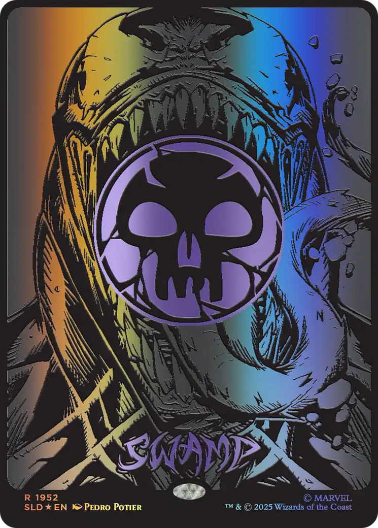 Swamp (1952) (Raised Foil) [Secret Lair Drop Series] | Devastation Store