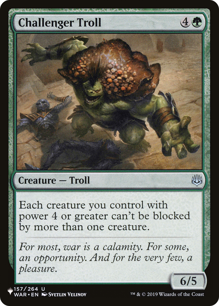 Challenger Troll [The List Reprints] | Devastation Store