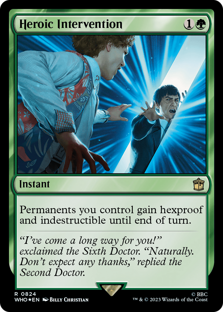 Heroic Intervention (Surge Foil) [Doctor Who] | Devastation Store