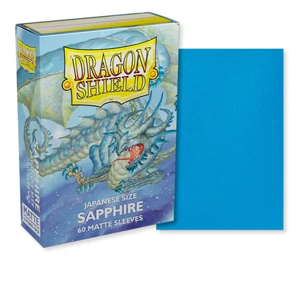 Dragon Shield Matte Sleeve - Sapphire 60ct | Devastation Store