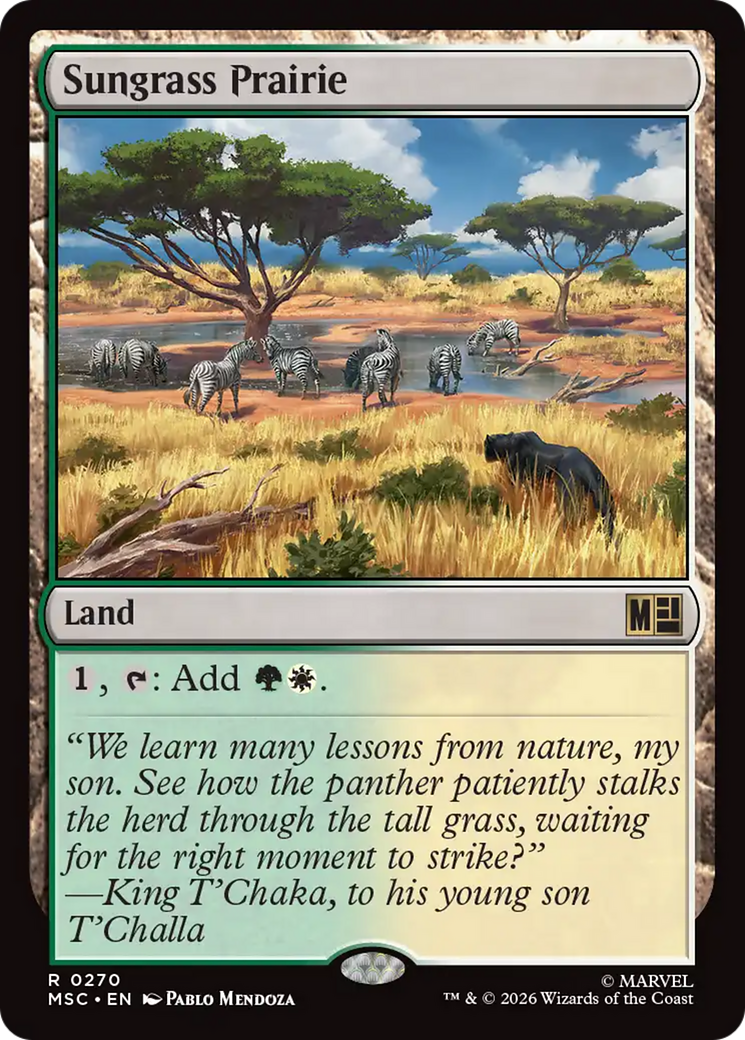 Sungrass Prairie (Surge Foil) [Marvel Super Heroes Commander] | Devastation Store