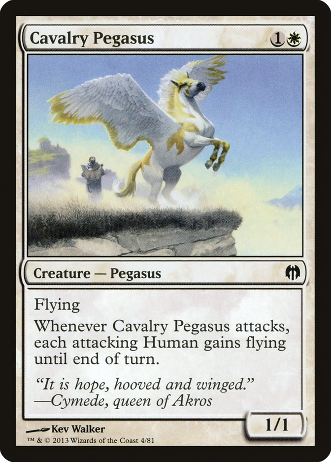 Cavalry Pegasus [Duel Decks: Heroes vs. Monsters] | Devastation Store