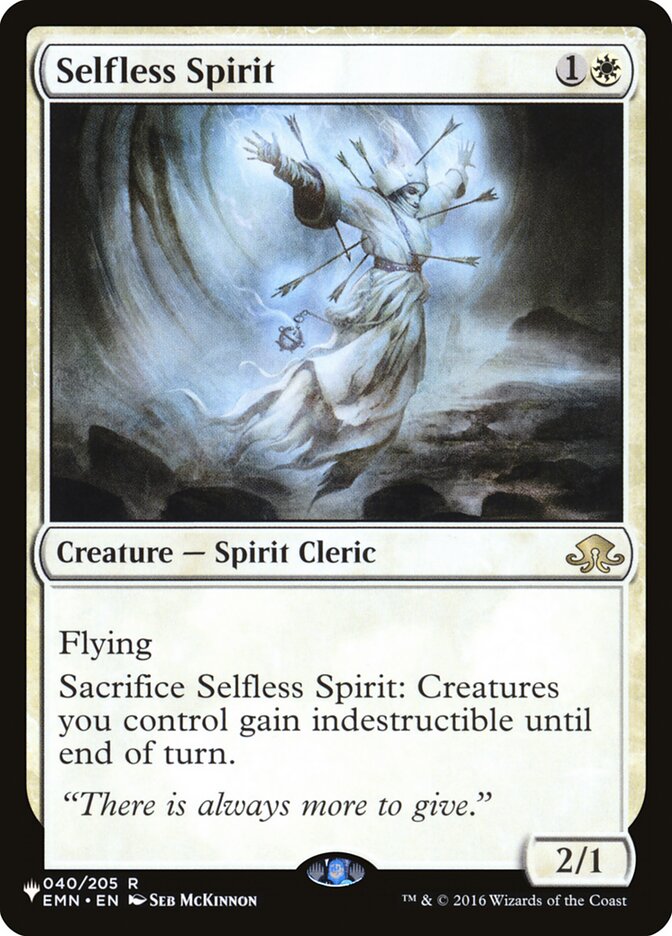 Selfless Spirit [The List] | Devastation Store