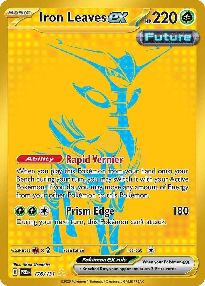 Iron Leaves ex (176/131) [Scarlet & Violet: Prismatic Evolutions] | Devastation Store