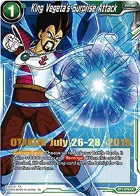 King Vegeta's Surprise Attack (OTAKON 2019) (BT1-079) [Promotion Cards] | Devastation Store