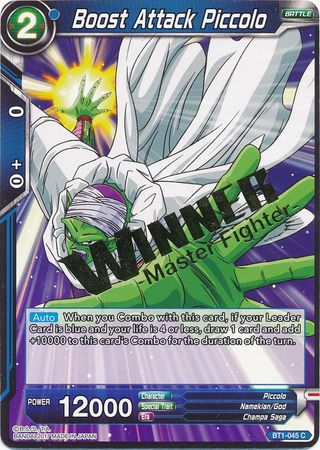 Boost Attack Piccolo (Winner Stamped) (BT1-045) [Tournament Promotion Cards] | Devastation Store
