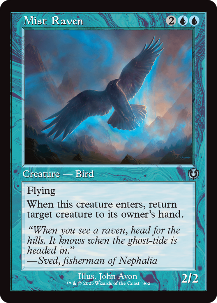 Mist Raven (Retro Frame) [Innistrad Remastered] | Devastation Store