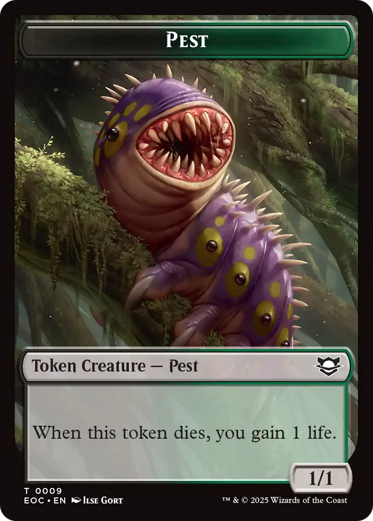 Copy // Pest Double-Sided Token [Edge of Eternities Tokens] | Devastation Store