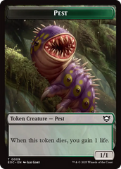 Beast (0006) // Pest Double-Sided Token [Edge of Eternities Tokens] | Devastation Store