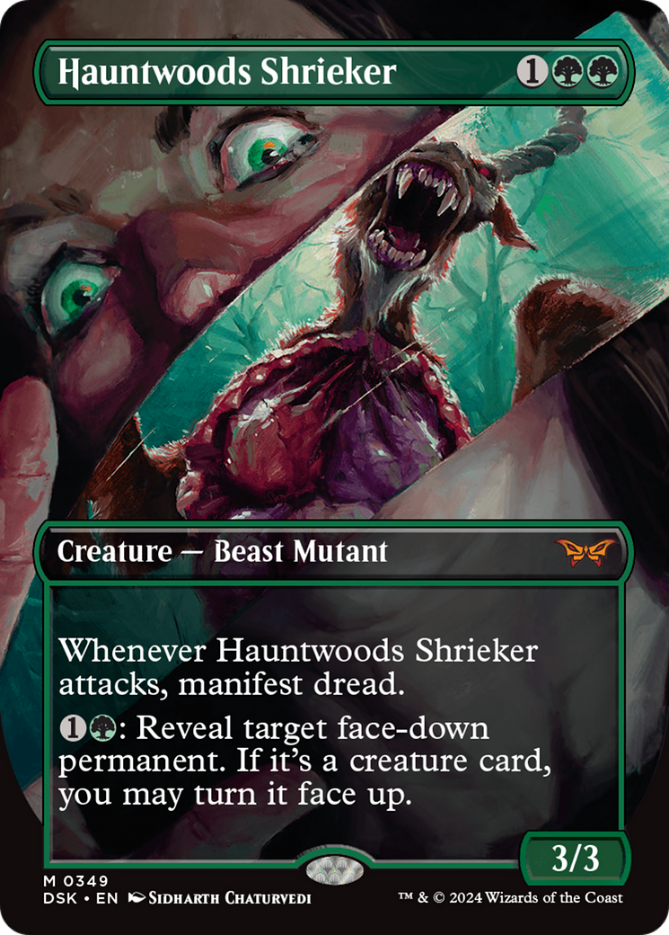 Hauntwoods Shrieker (Borderless) [Duskmourn: House of Horror] | Devastation Store