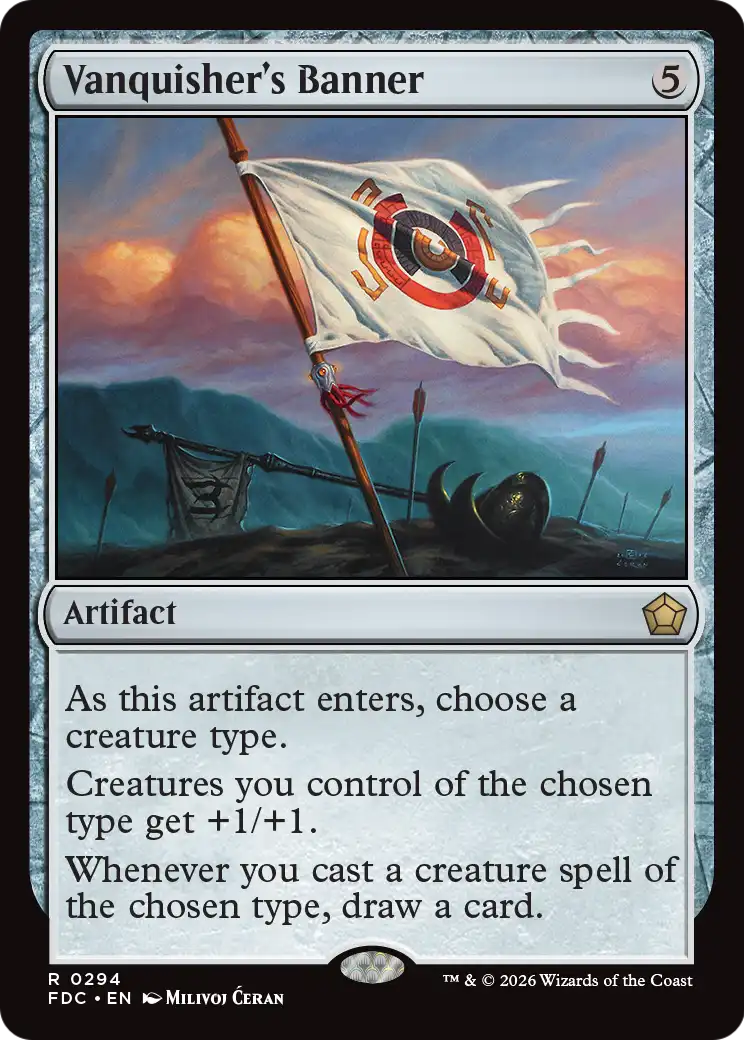 Vanquisher's Banner [Foundations Commander] | Devastation Store