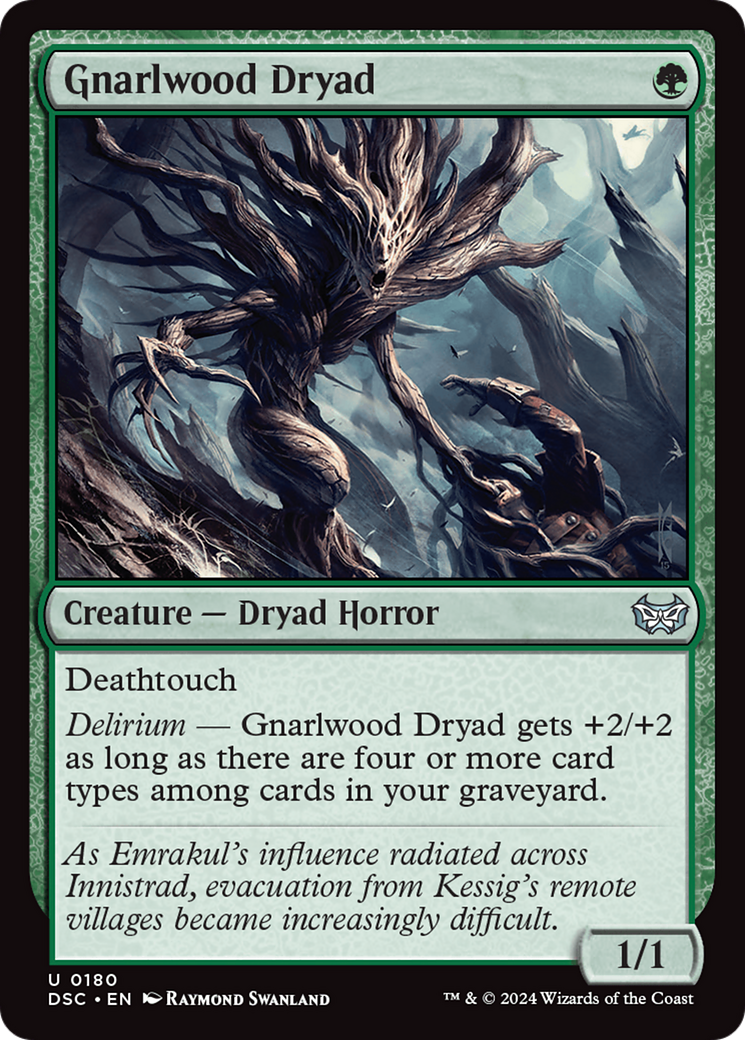 Gnarlwood Dryad [Duskmourn: House of Horror Commander] | Devastation Store