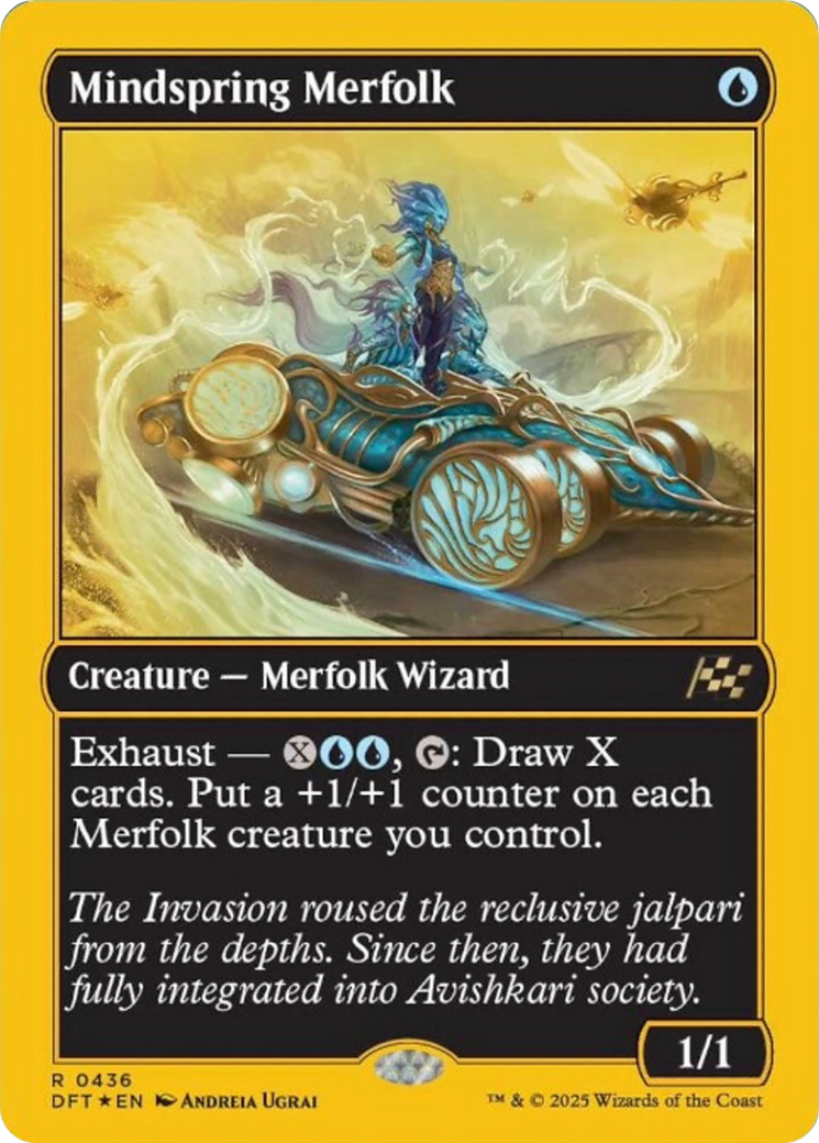Mindspring Merfolk (First-Place Foil) [Aetherdrift] | Devastation Store