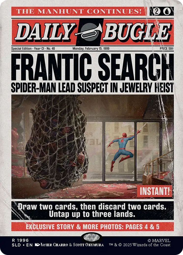 Frantic Search (1996) (Rainbow Foil) [Secret Lair Drop Series] | Devastation Store