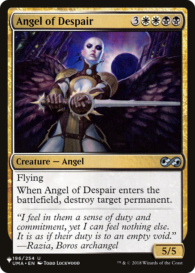 Angel of Despair [The List Reprints] | Devastation Store