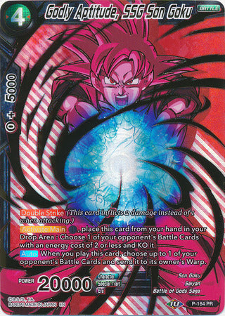 Godly Aptitude, SSG Son Goku (P-164) [Promotion Cards] | Devastation Store