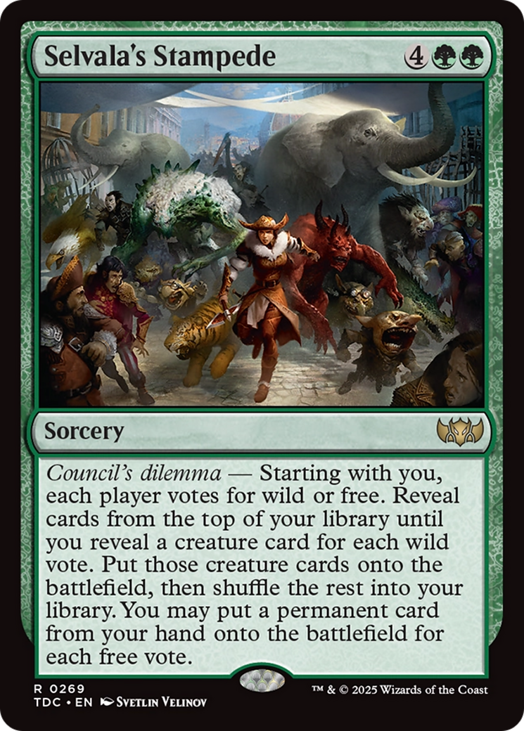 Selvala's Stampede [Tarkir: Dragonstorm Commander] | Devastation Store