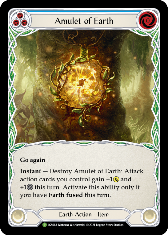 Amulet of Earth [LGS063] (Promo)  Cold Foil | Devastation Store