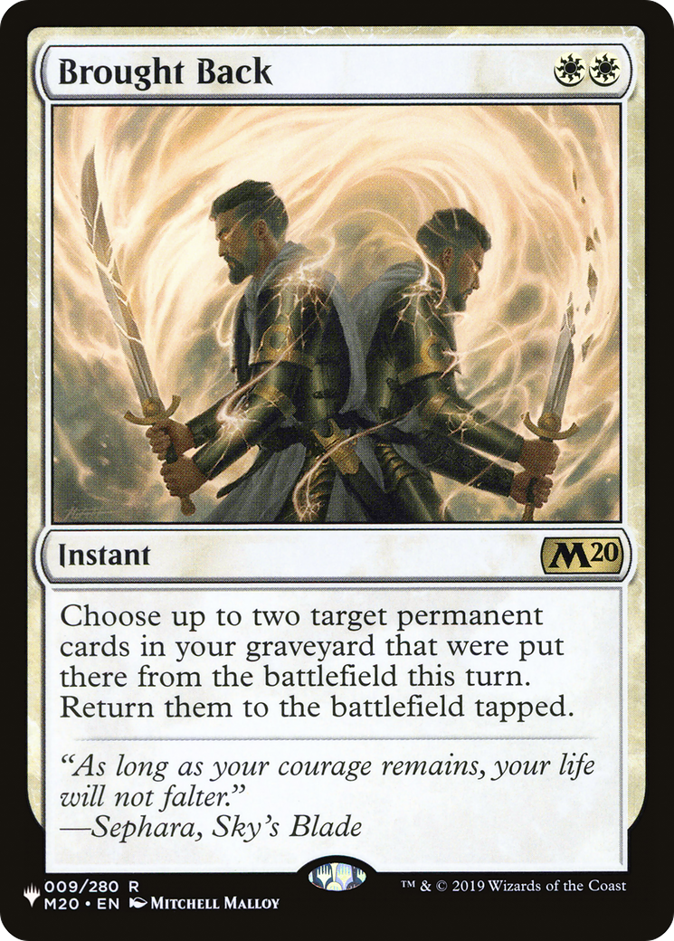 Brought Back [The List] | Devastation Store