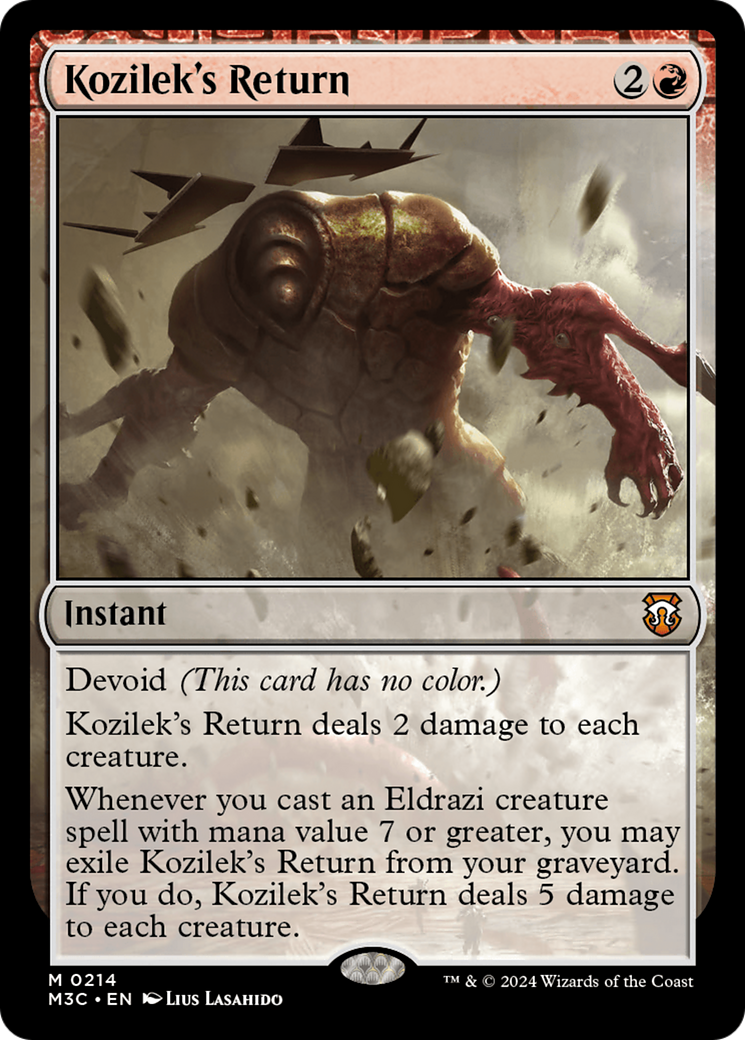 Kozilek's Return (Ripple Foil) [Modern Horizons 3 Commander] | Devastation Store