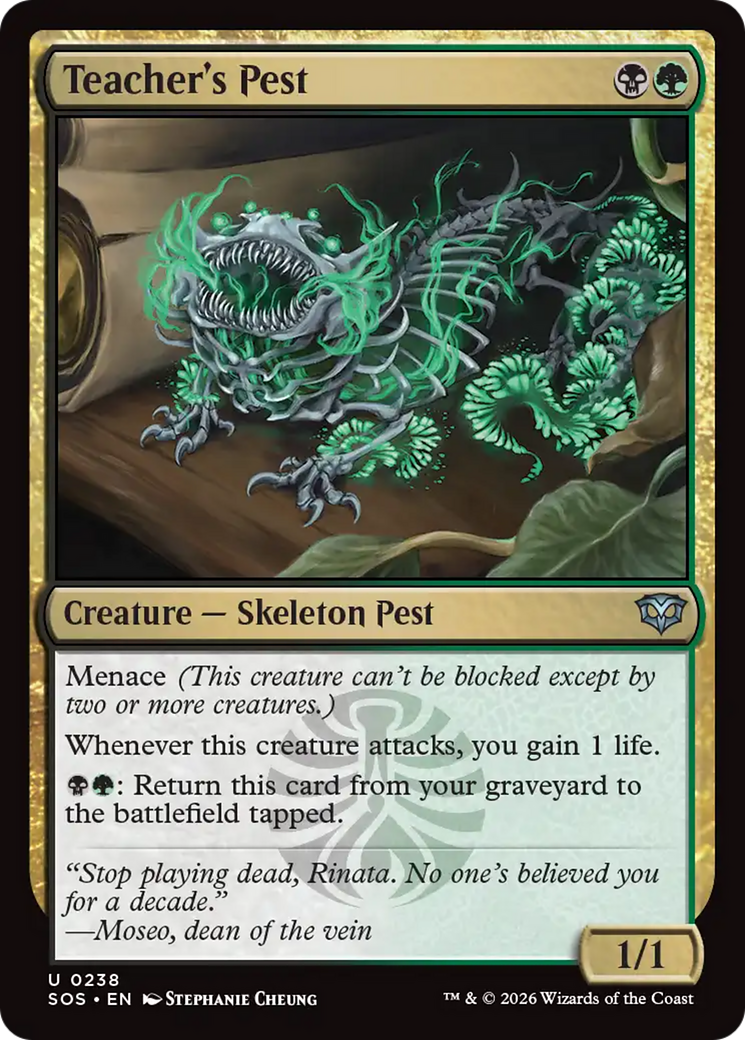 Teacher's Pest [Secrets of Strixhaven] | Devastation Store