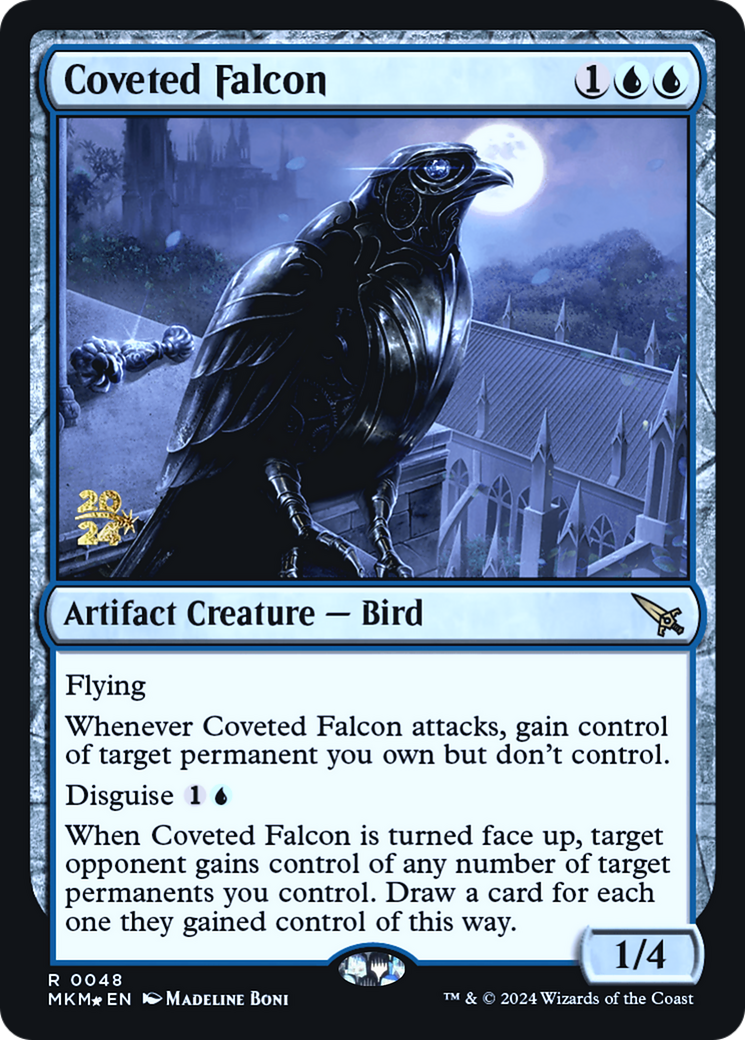 Coveted Falcon [Murders at Karlov Manor Prerelease Promos] | Devastation Store