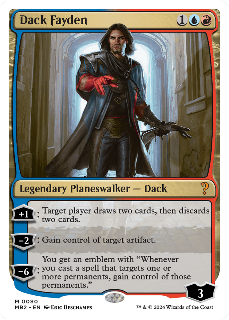 Dack Fayden (White Border) [Mystery Booster 2] | Devastation Store