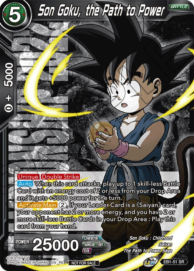 Son Goku, the Path to Power (Championship 2022) (EB1-51) [Promotion Cards] | Devastation Store