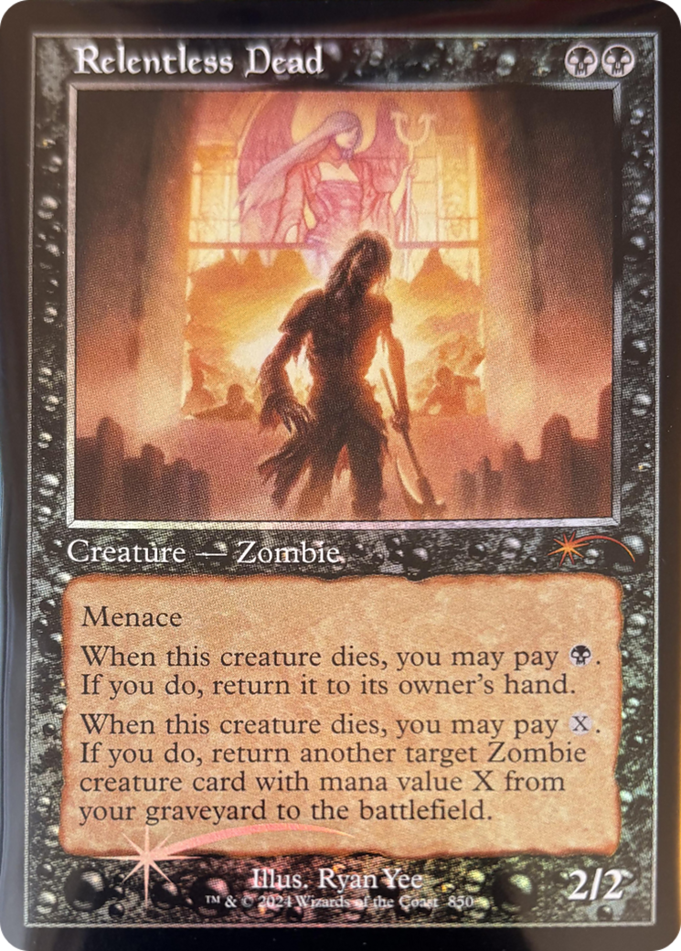 Relentless Dead (Retro Frame) [Secret Lair Drop Series] | Devastation Store