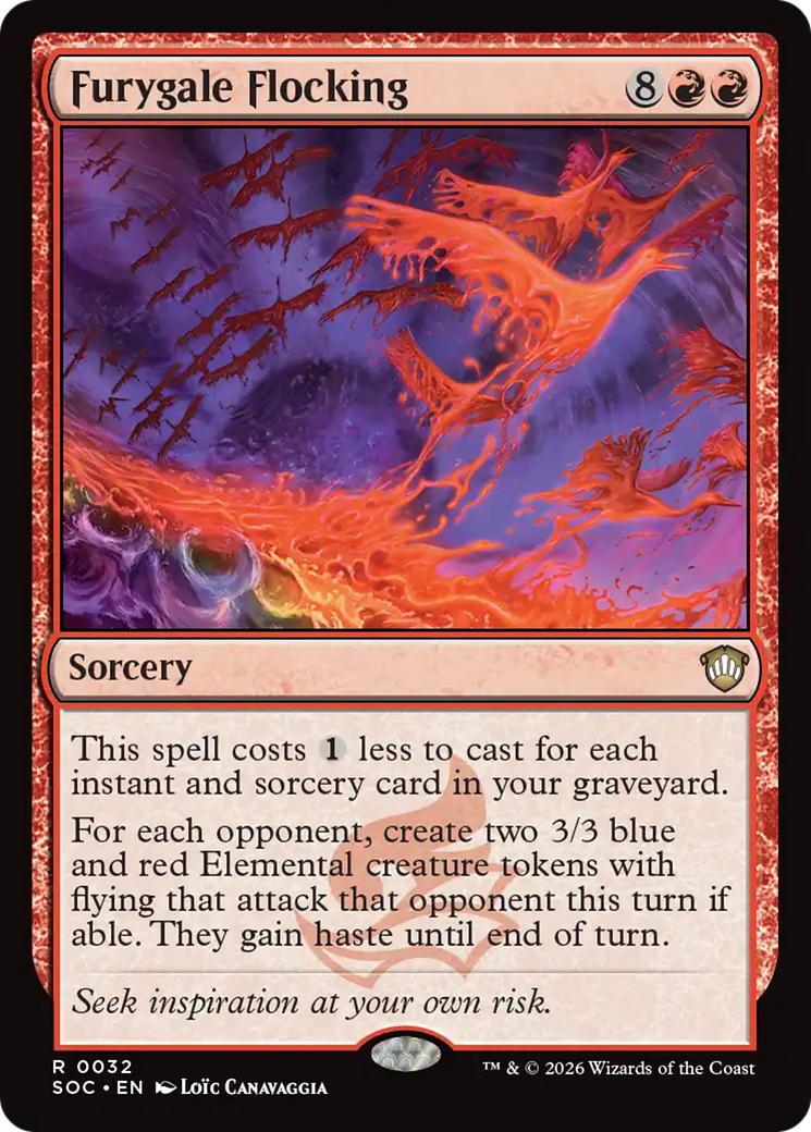Furygale Flocking [Secrets of Strixhaven Commander] | Devastation Store