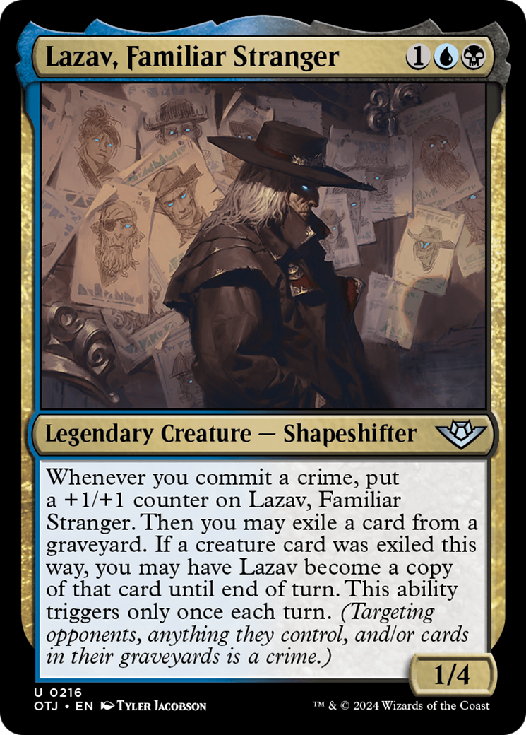 Lazav, Familiar Stranger [Outlaws of Thunder Junction] | Devastation Store