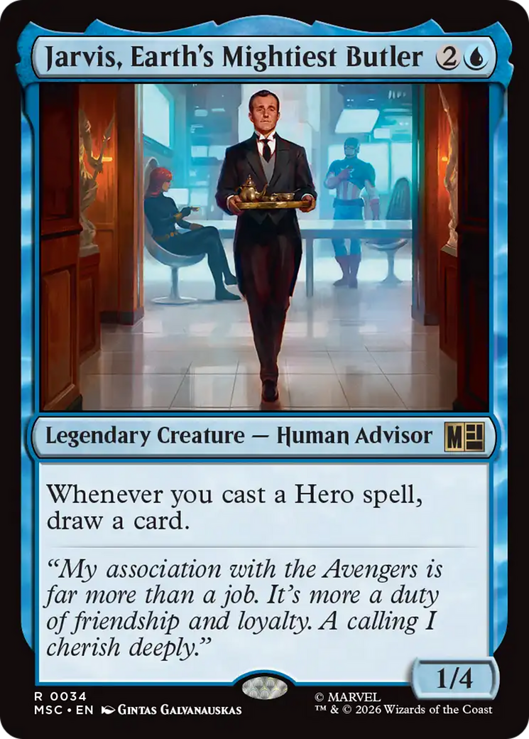 Jarvis, Earth's Mightiest Butler [Marvel Super Heroes Commander] | Devastation Store