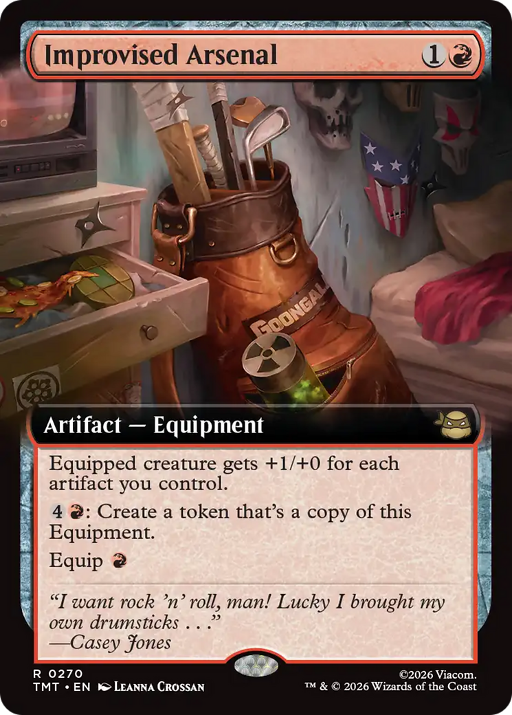 Improvised Arsenal (Extended Art) [Teenage Mutant Ninja Turtles] | Devastation Store