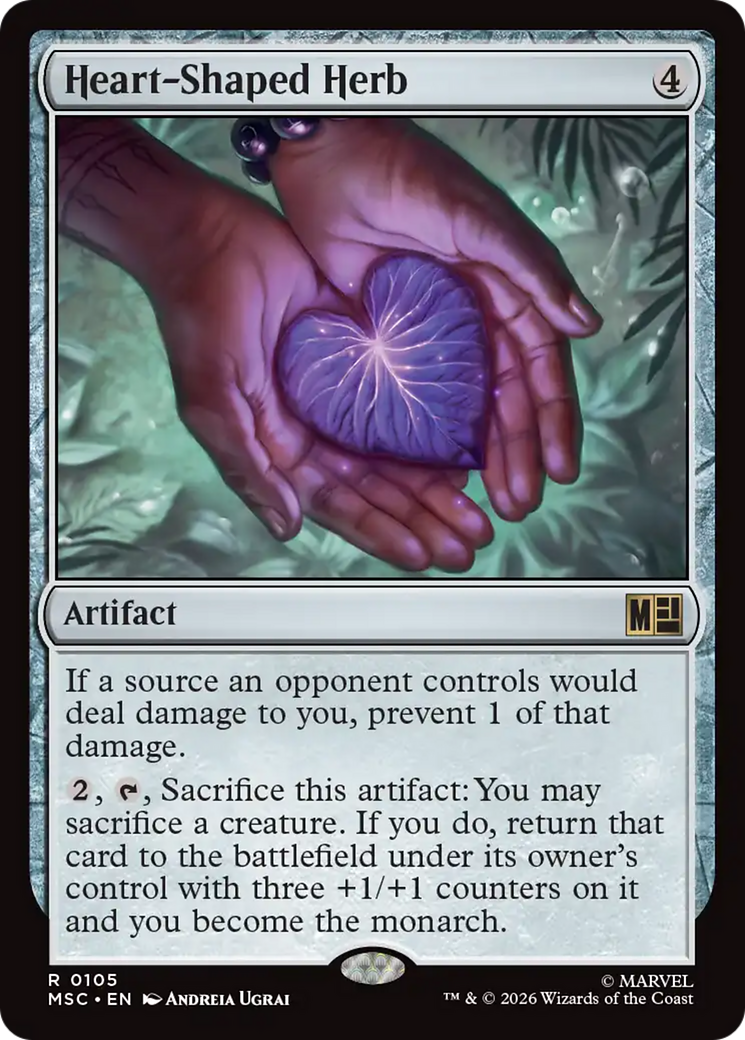 Heart-Shaped Herb (Surge Foil) [Marvel Super Heroes Commander] | Devastation Store