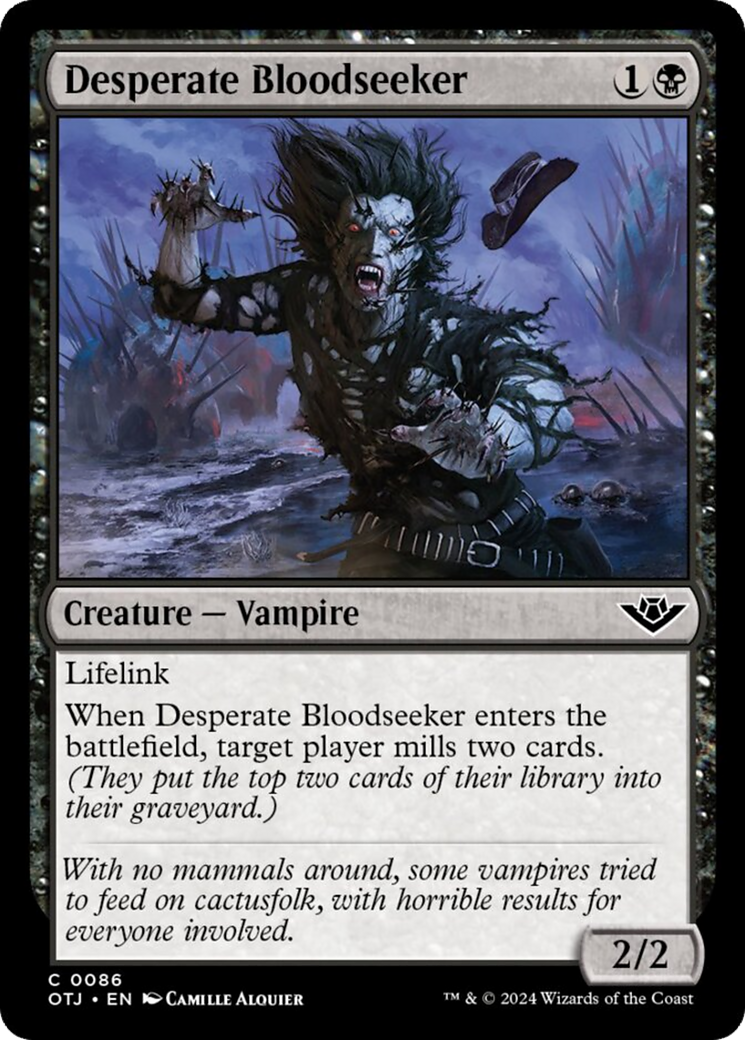 Desperate Bloodseeker [Outlaws of Thunder Junction] | Devastation Store