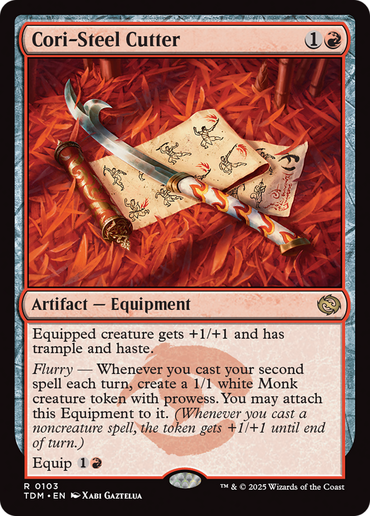 Cori-Steel Cutter (Borderless) [Tarkir: Dragonstorm] | Devastation Store