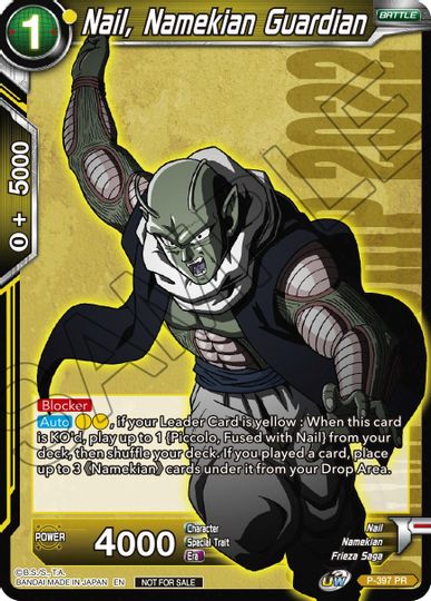 Nail, Namekian Guardian (P-397) [Promotion Cards] | Devastation Store